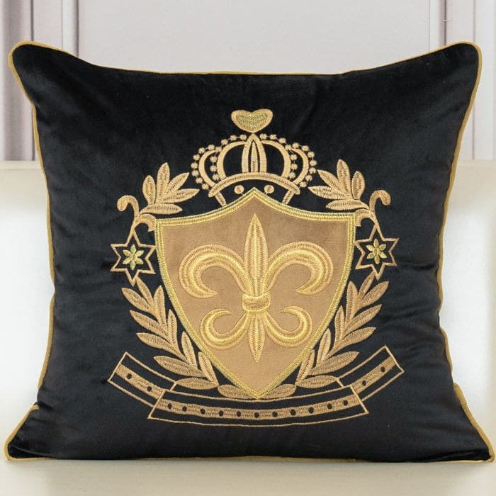 Fluwelen Gouden Kussenhoes Vierkant