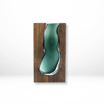 Glazen Houten Scandinavische Vaas