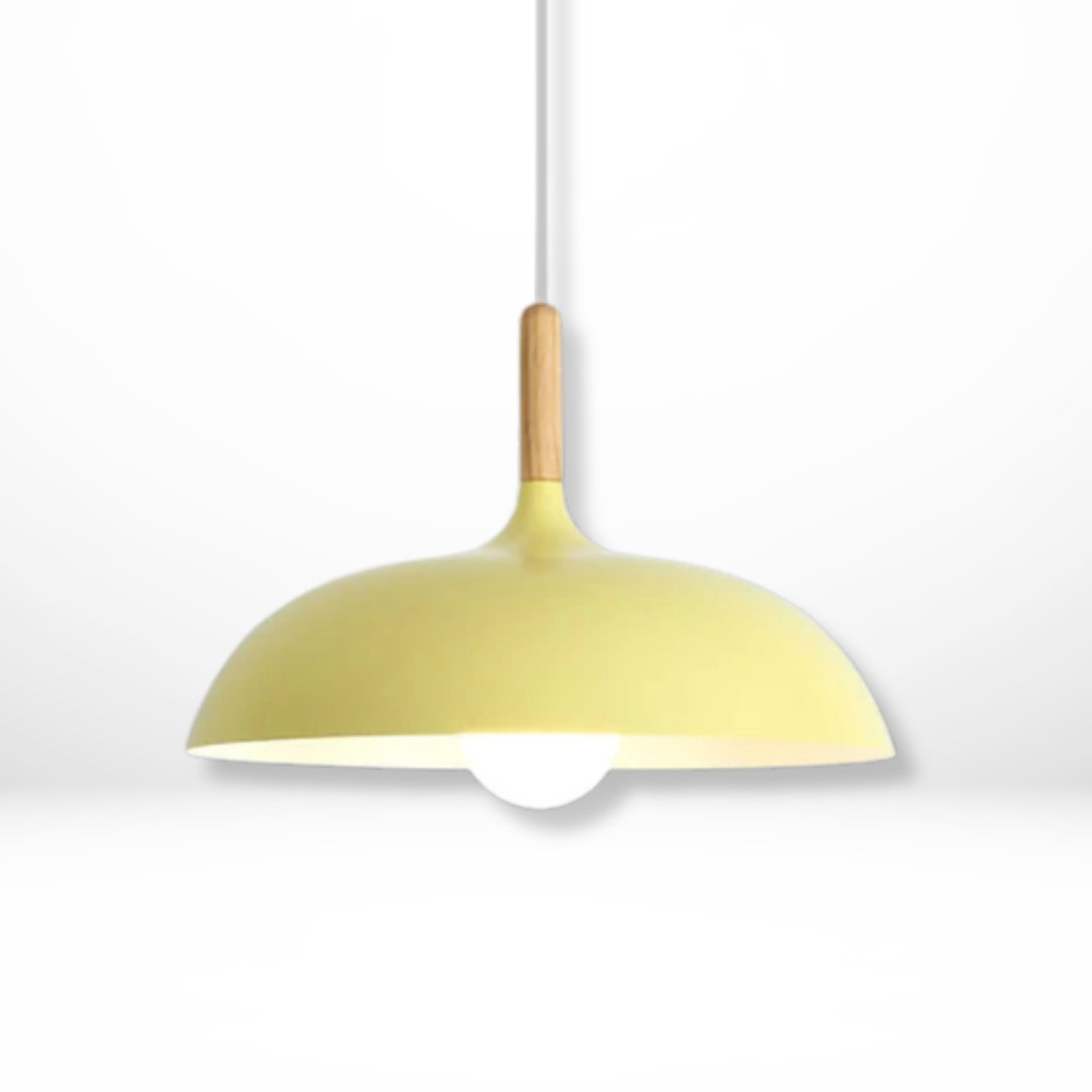 Eikenhouten Scandinavische Plafondlamp