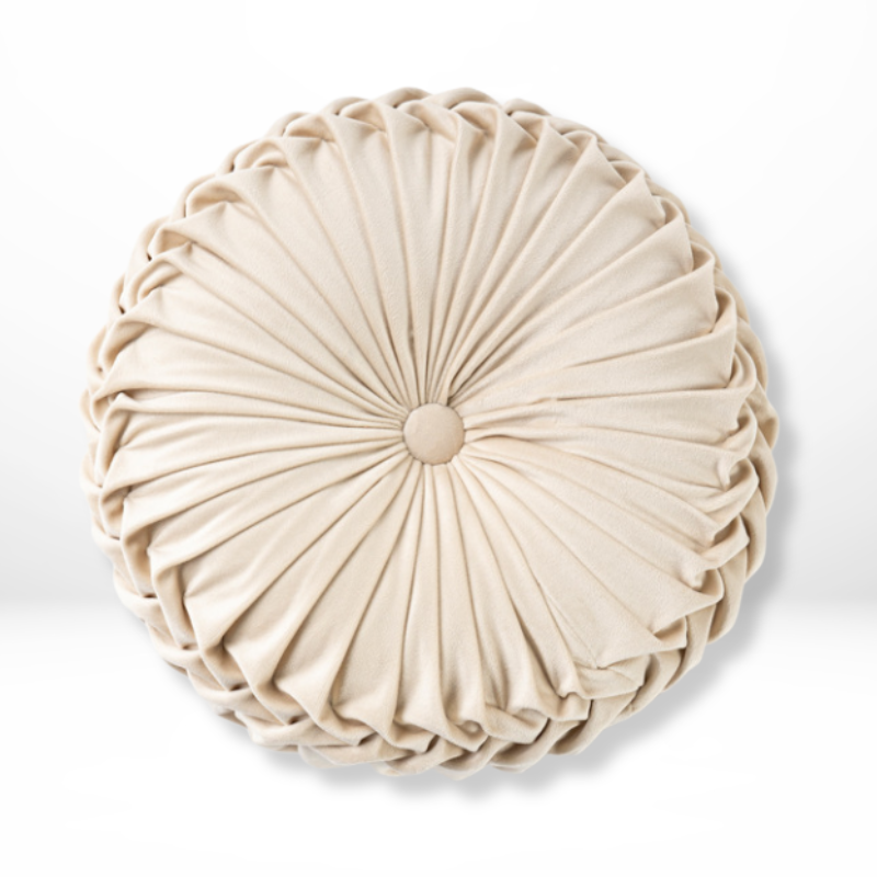 Rond Pluche Velvet Kussen