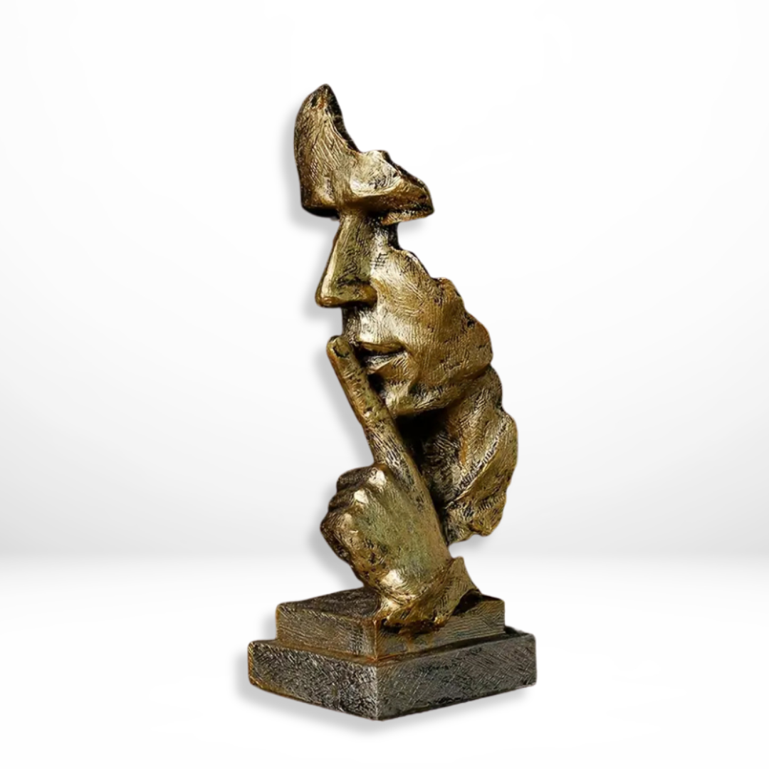 Abstracte Hars Sculptuur Man