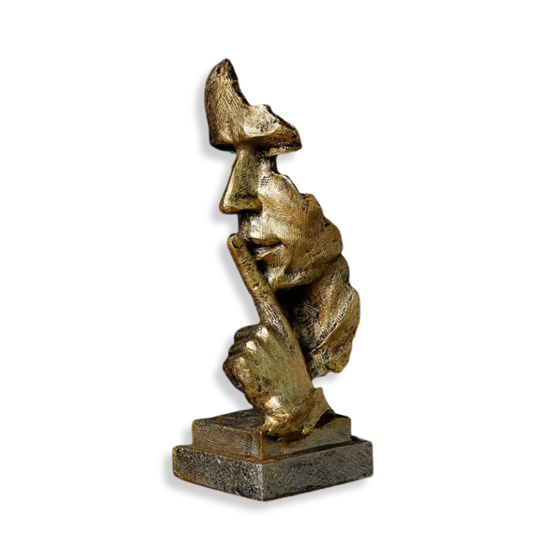 Abstracte Hars Sculptuur Man