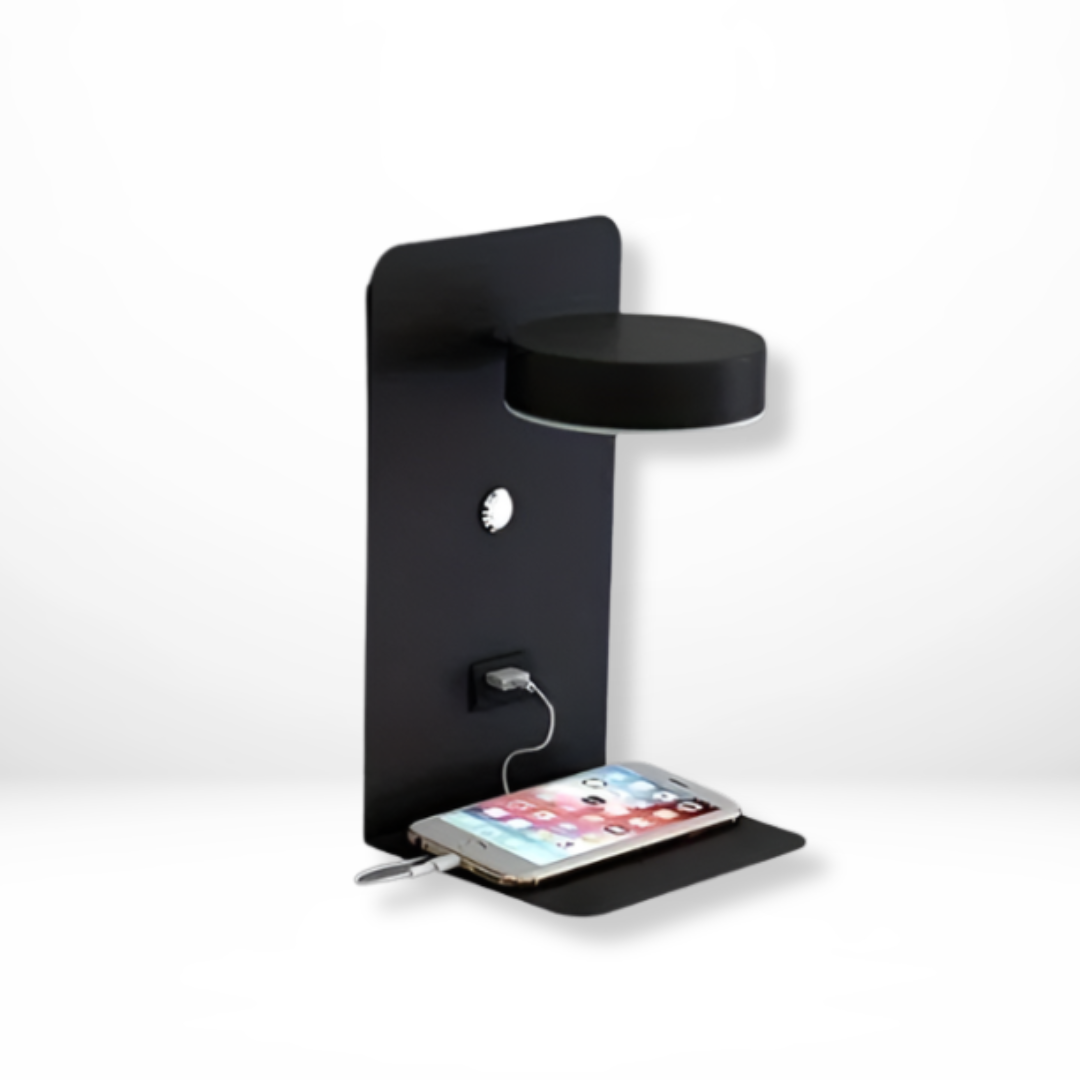 Aluminium Wandlamp Met USB
