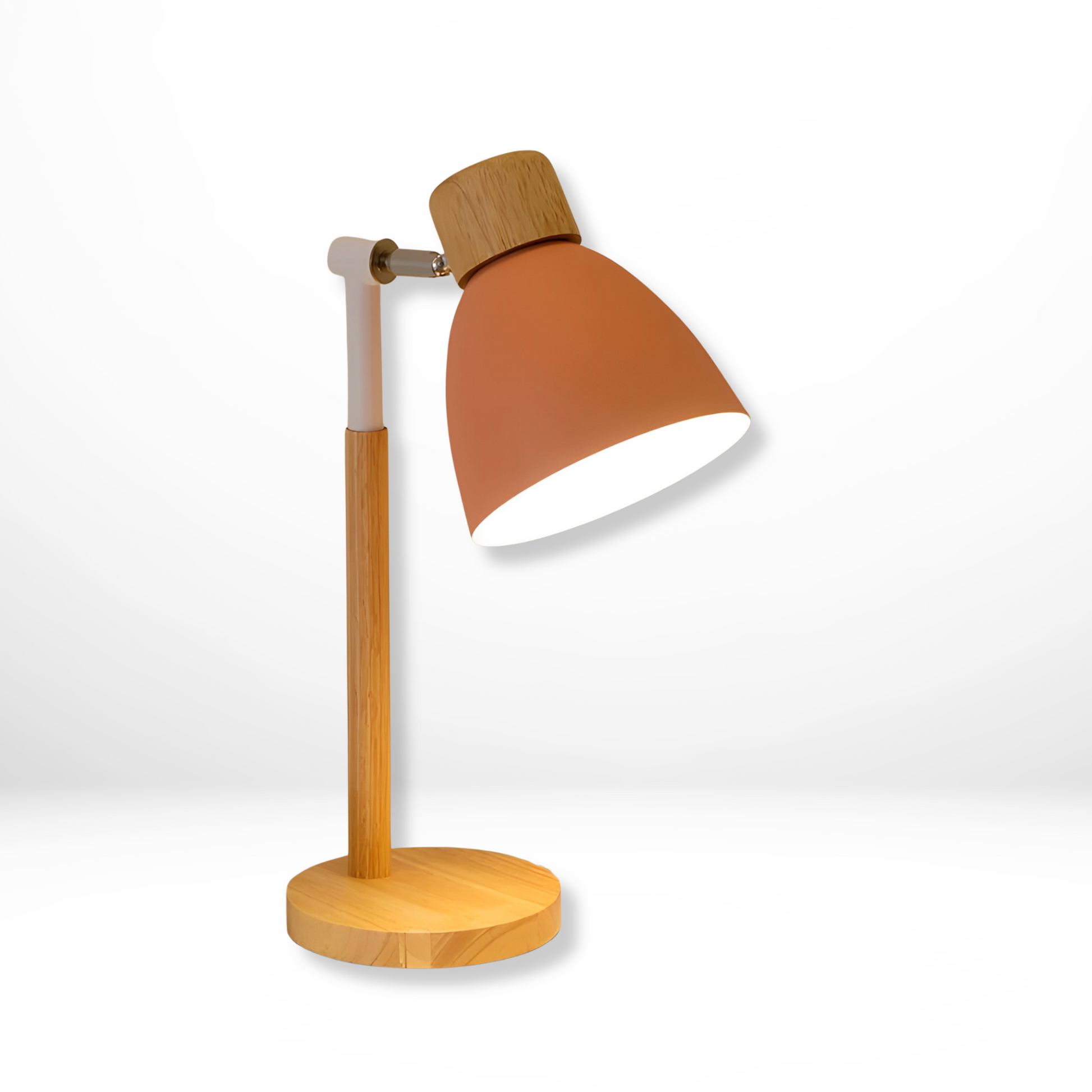 Verstelbare Houten Bureaulamp Modern