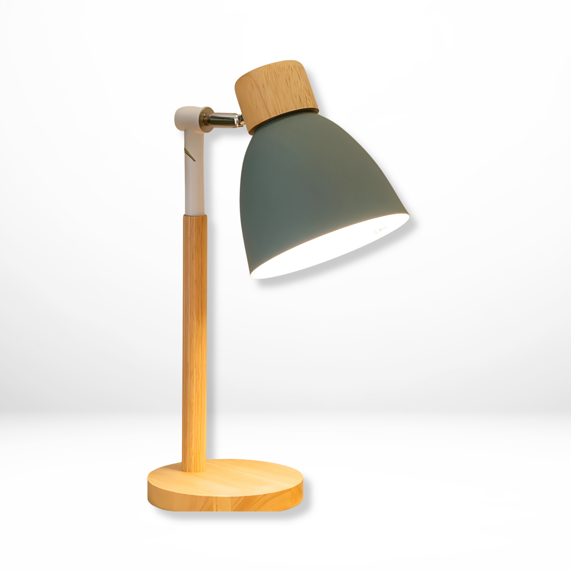 Verstelbare Houten Bureaulamp Modern