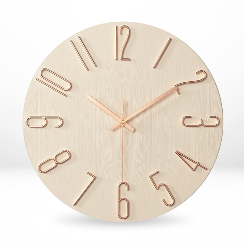 StilleStijl Minimalistische Vierkante Wandklok