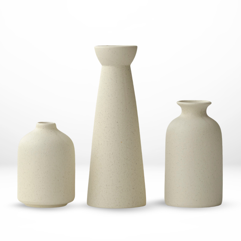 Trio Keramische Boho Vaas