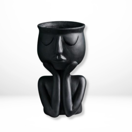 Decoratieve Gezichts Plantenpot Keramisch