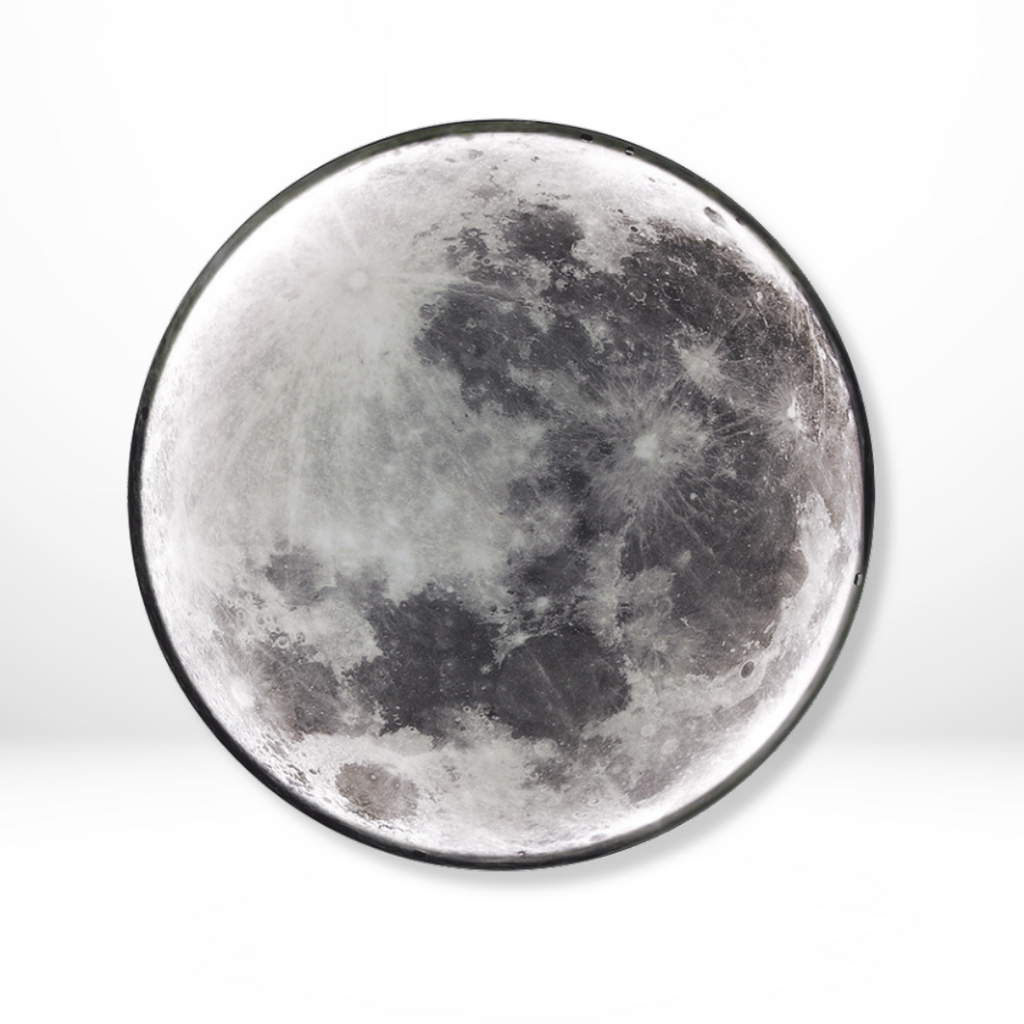 3D LED Maanlamp Wandmontage