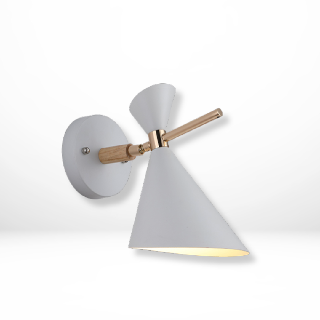 Metalen Scandinavische Wandlamp Hoornvormig