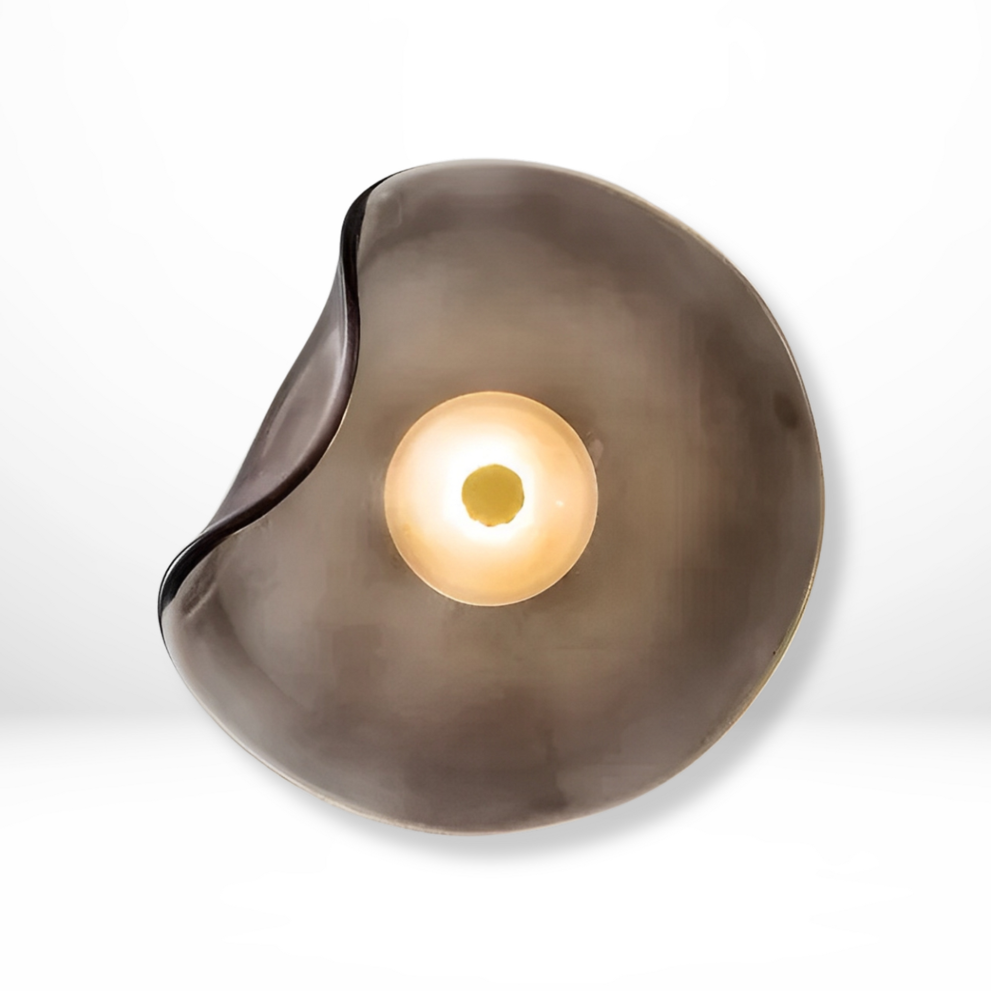 Glazen Wandlamp Warm Licht