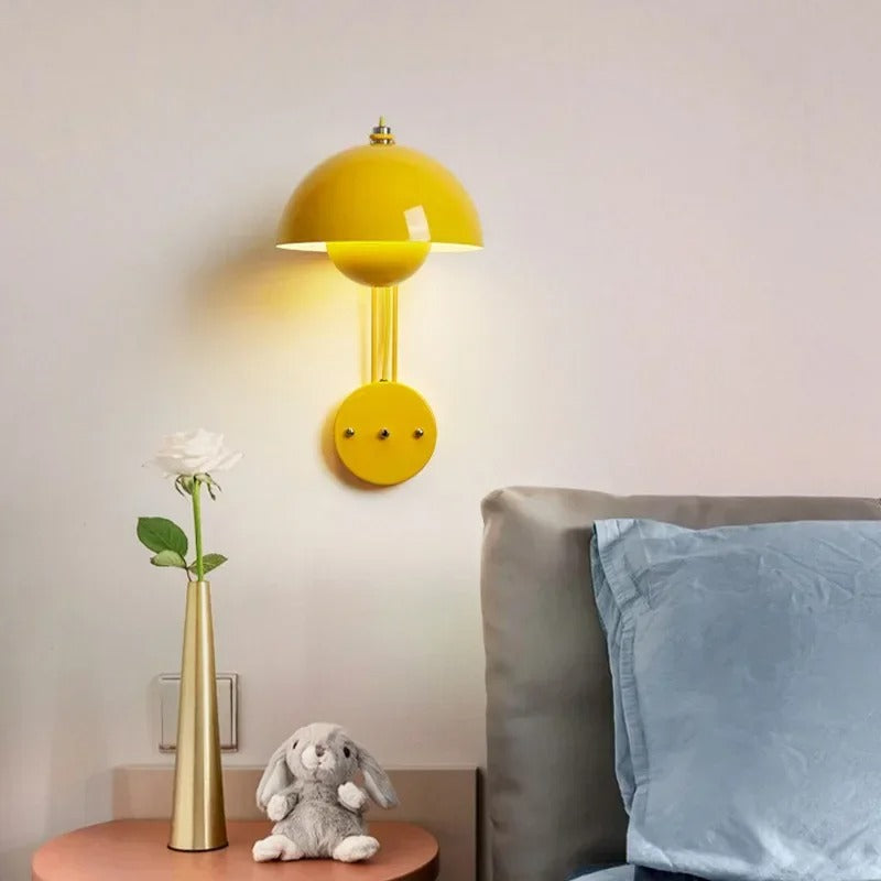 MushroomGlow Wandlamp Warm LED