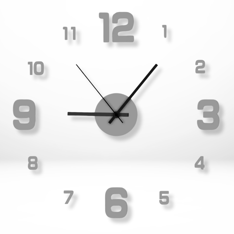 Moderne Minimalistische Spiegelklok