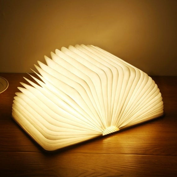 Draadloze Houten Boeklamp LED