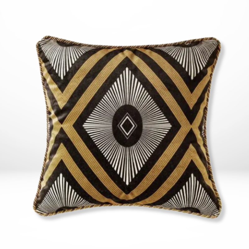 Elegante Kussenhoes Bijenprint Goud