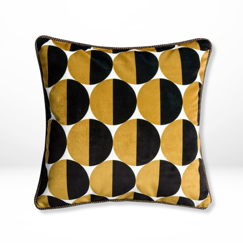 Elegante Kussenhoes Bijenprint Goud
