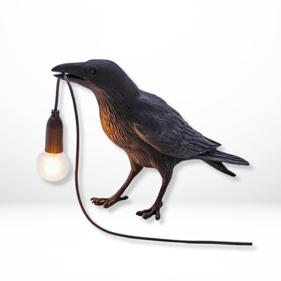 Kraaivormige Wandlamp Hars