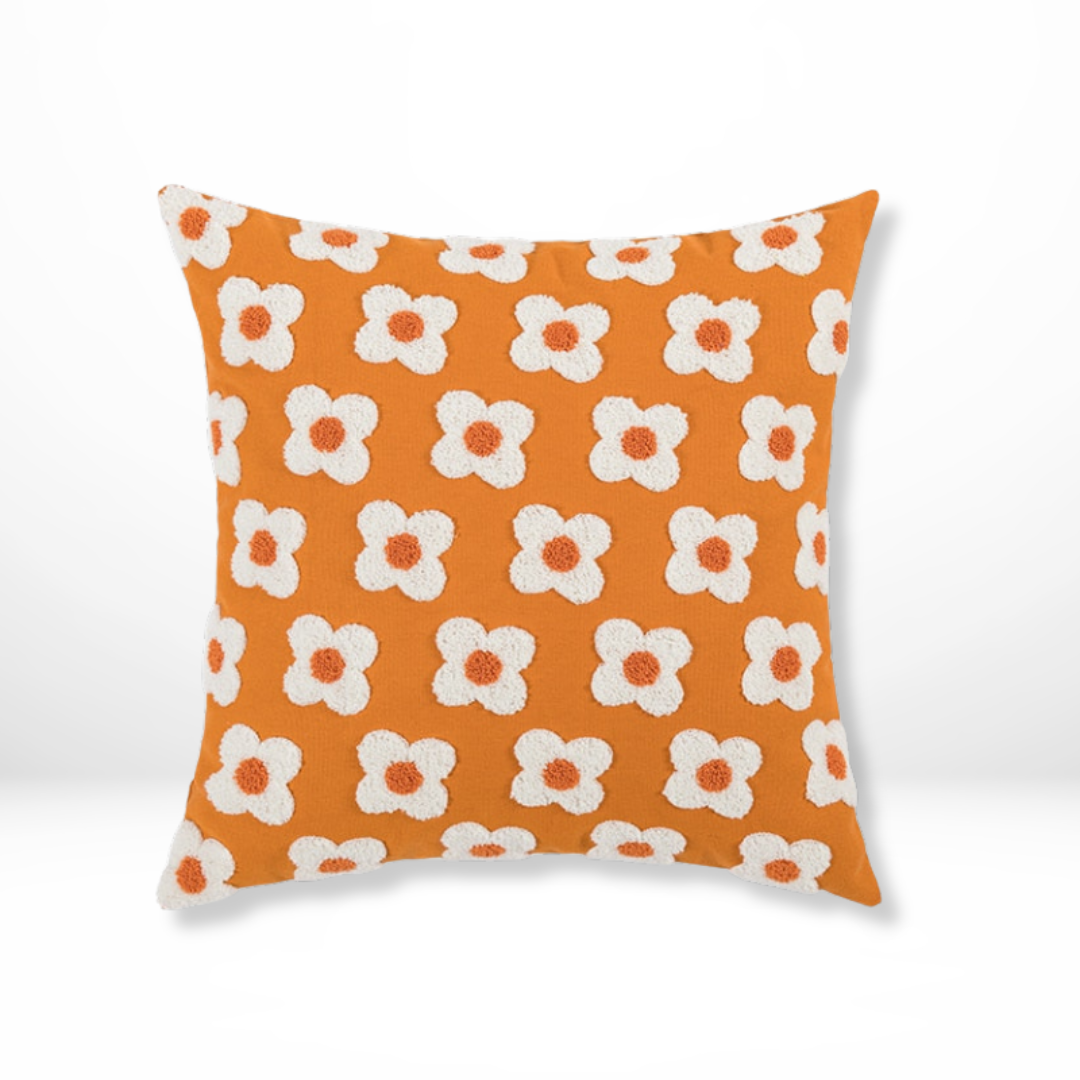 Handgeborduurd  Bloemen Stijl Kussen