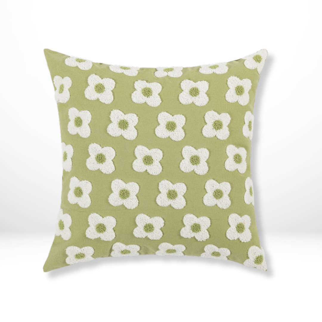 Handgeborduurd  Bloemen Stijl Kussen