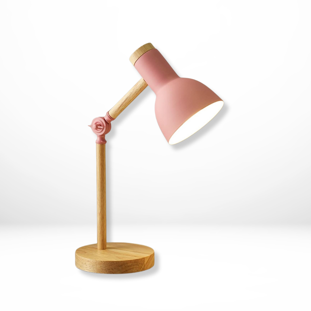 Houten Scandinavische LED Bureaulamp
