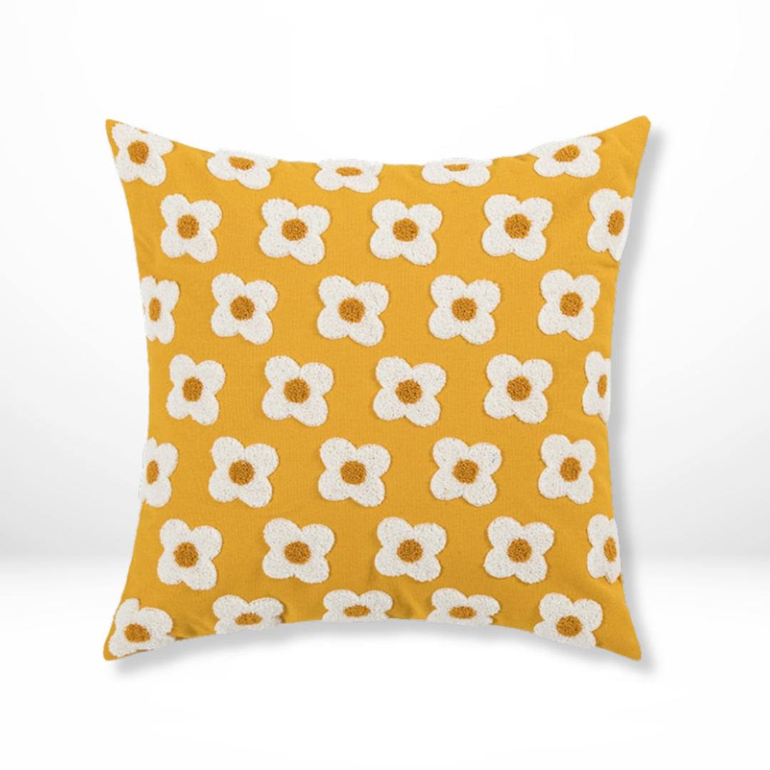 Handgeborduurd  Bloemen Stijl Kussen
