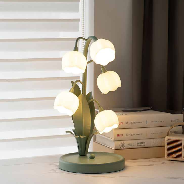 Handgemaakte Orchidee Tafellamp Draadloos