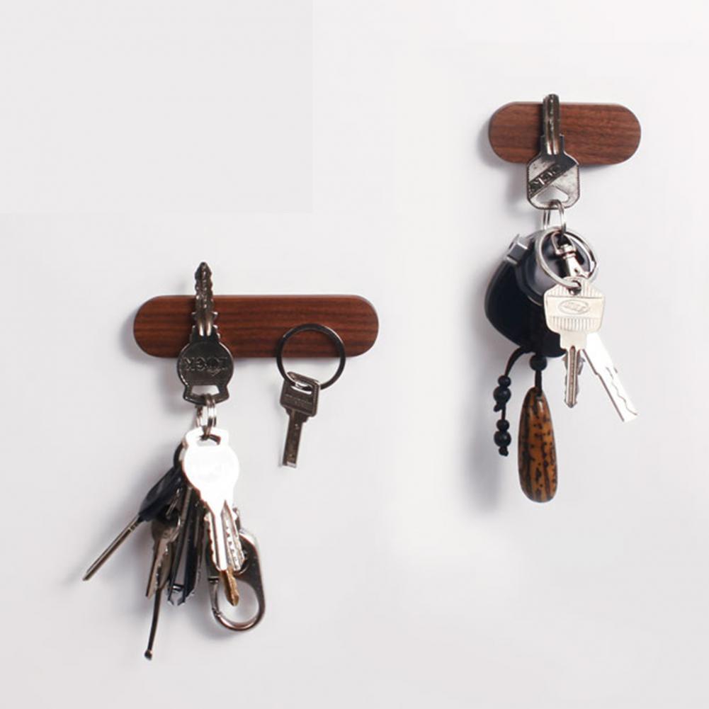 Magnetische Houten Sleutelhouder Wand