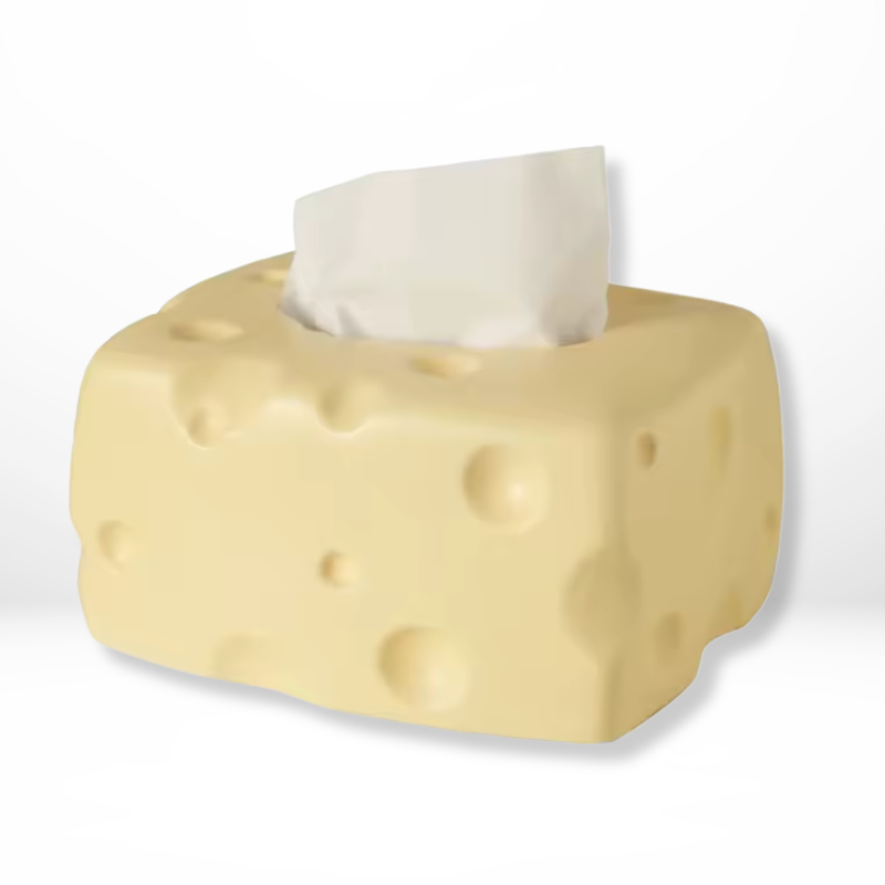 3D Kunststof Kaas Tissuebox
