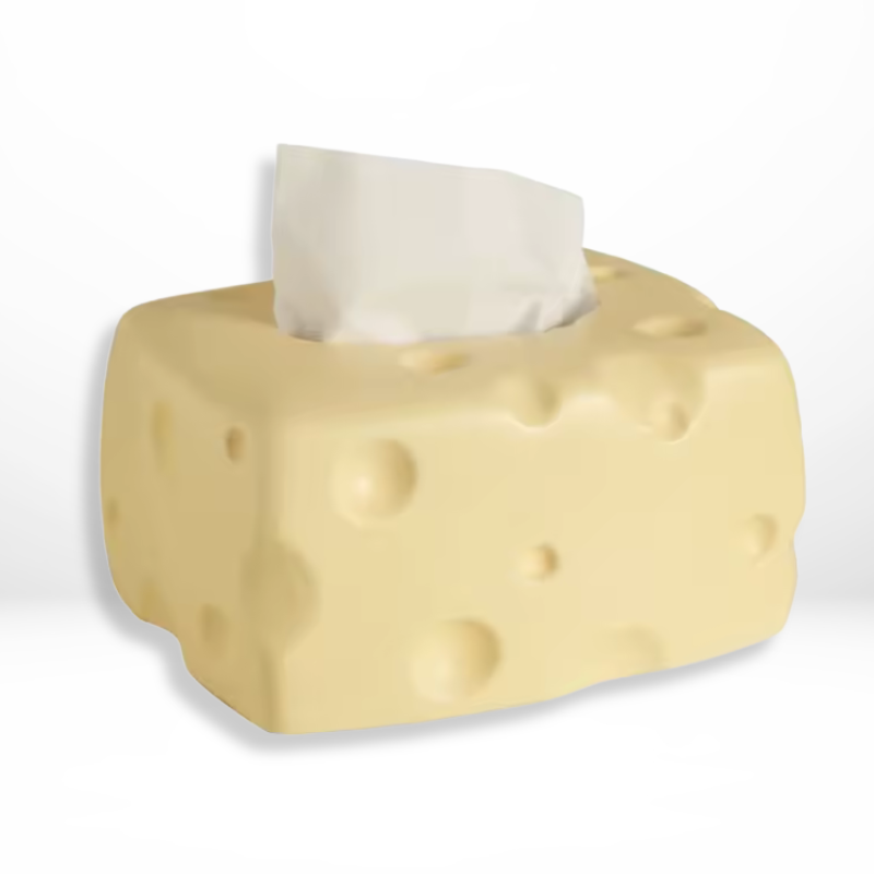 3D Kunststof Kaas Tissuebox