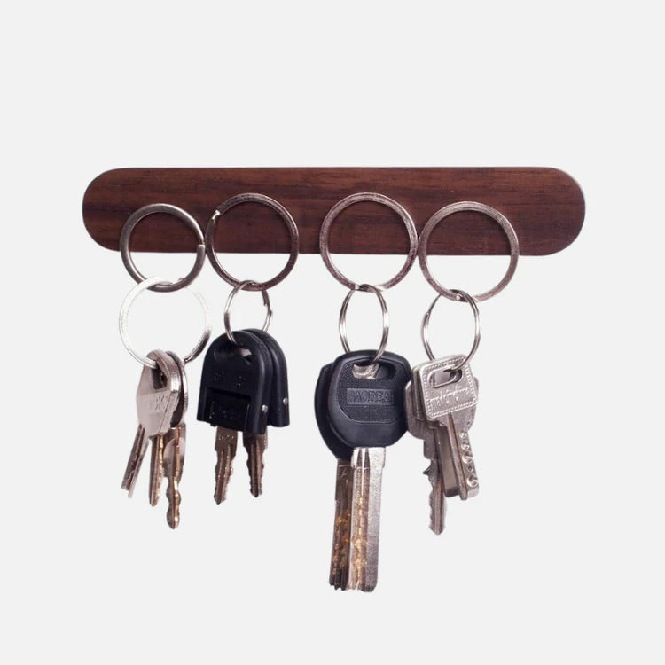 Magnetische Houten Sleutelhouder Wand