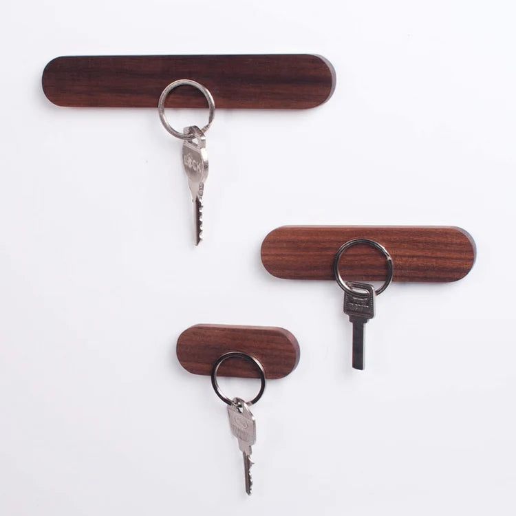 Magnetische Houten Sleutelhouder Wand