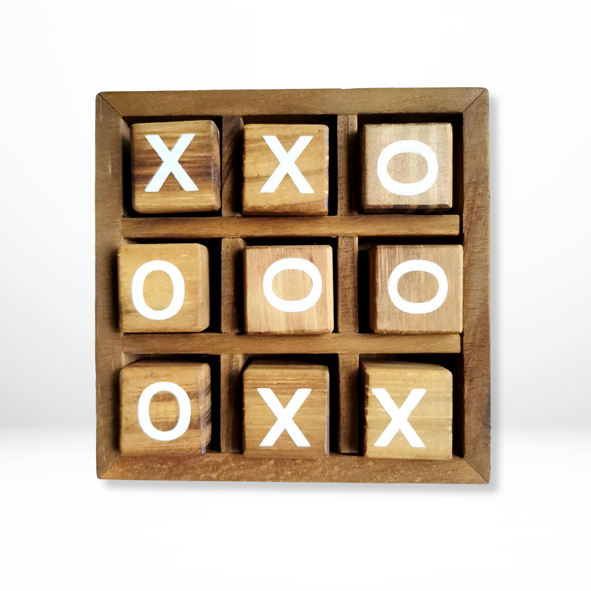 Houten Tic Tac Toe Spel