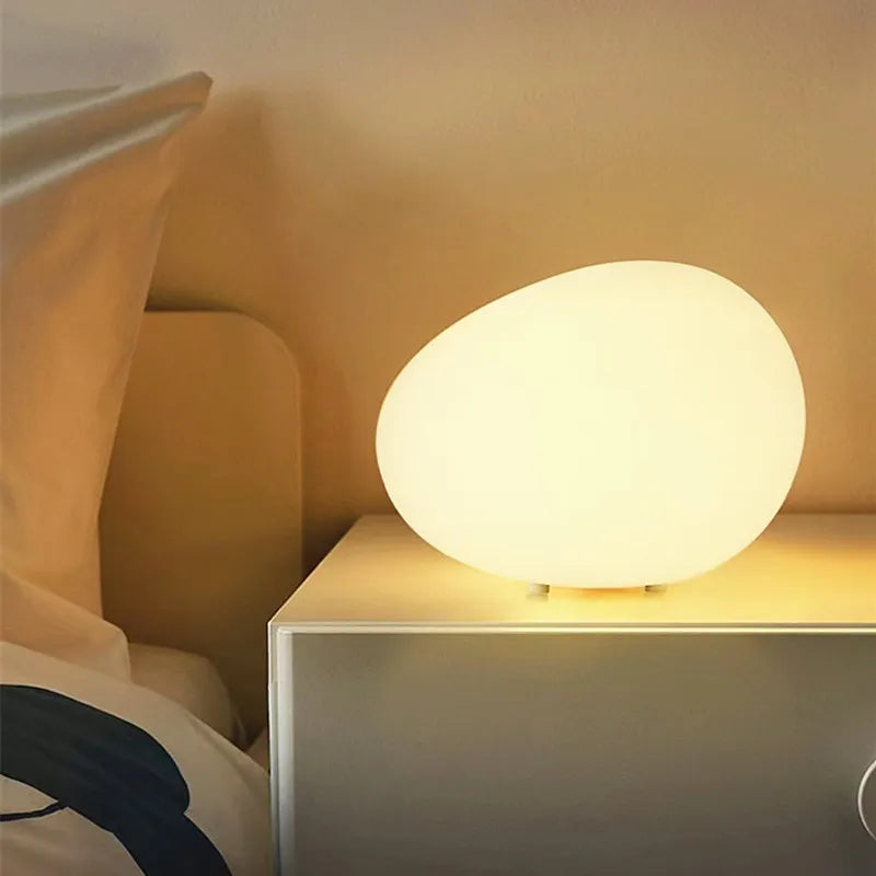 Minimalistische Acryl Steenlamp Dimbaar