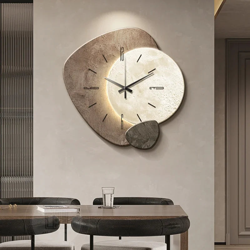 Kristal Porselein Wandklok Uniek Design