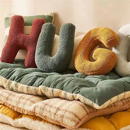 Katoenen Alfabet Sofa Kussen