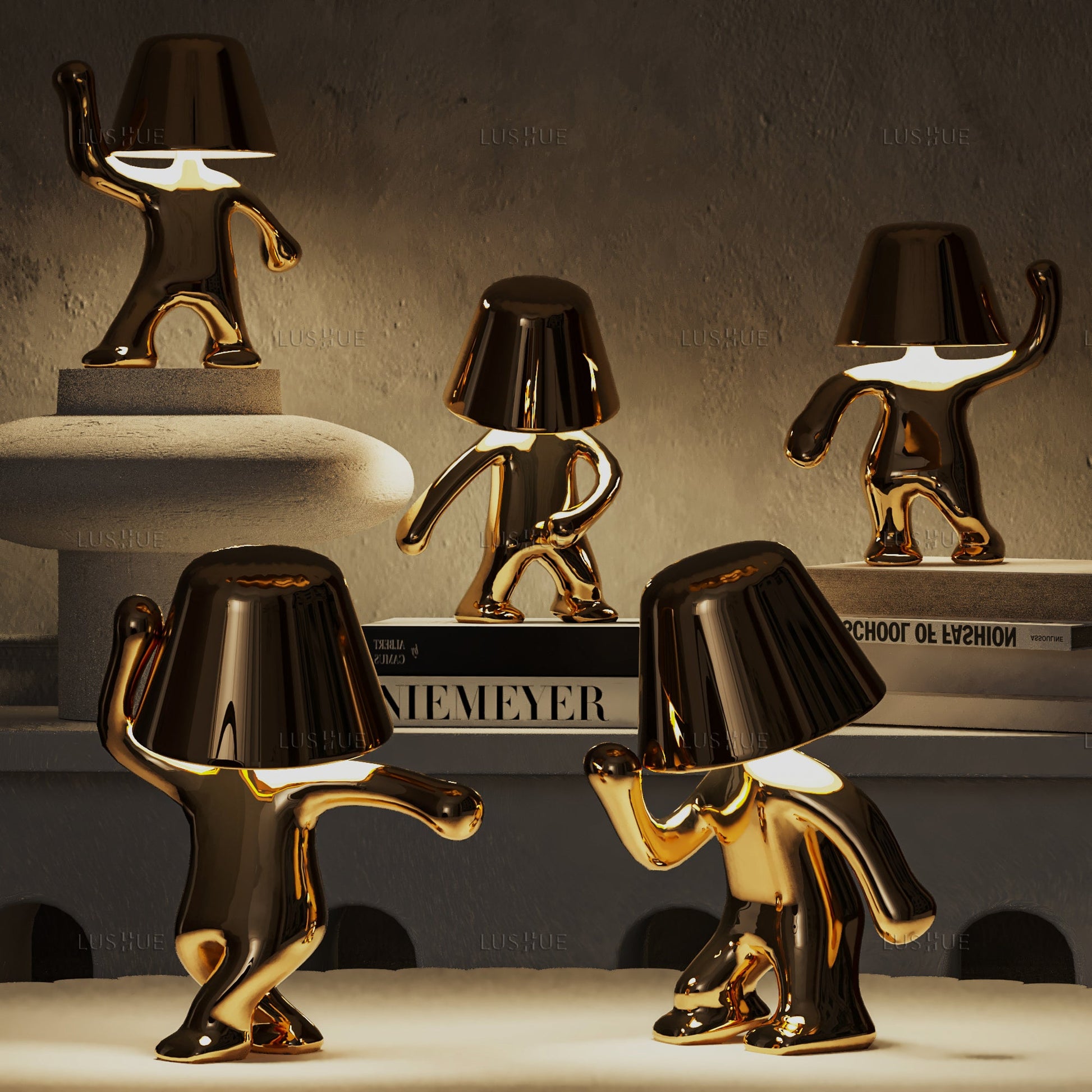 Gouden Dansers Designlamp
