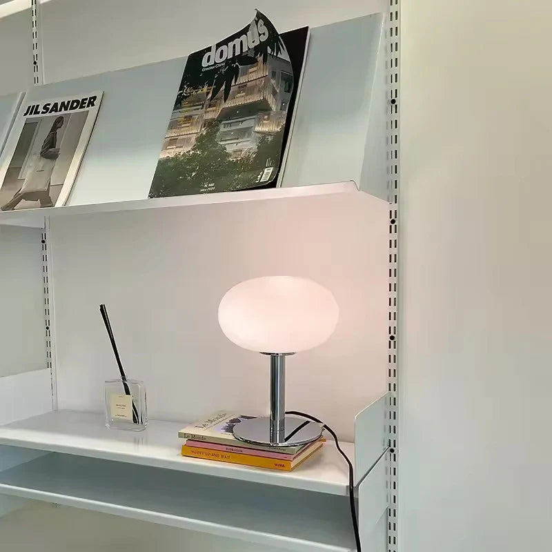 Mondgeblazen Ballonvormige Glazen Lamp