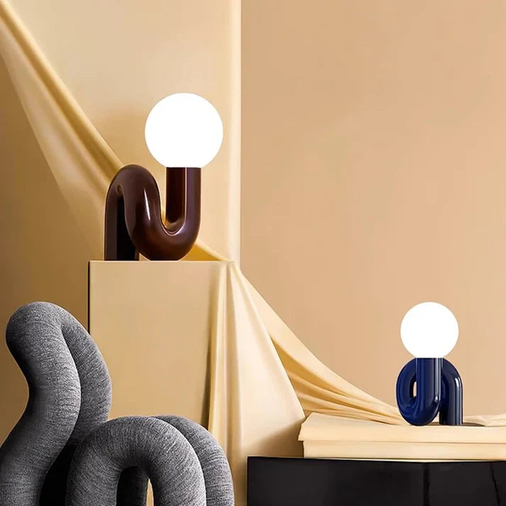 Hars Matglas Minimalistische Tafellamp