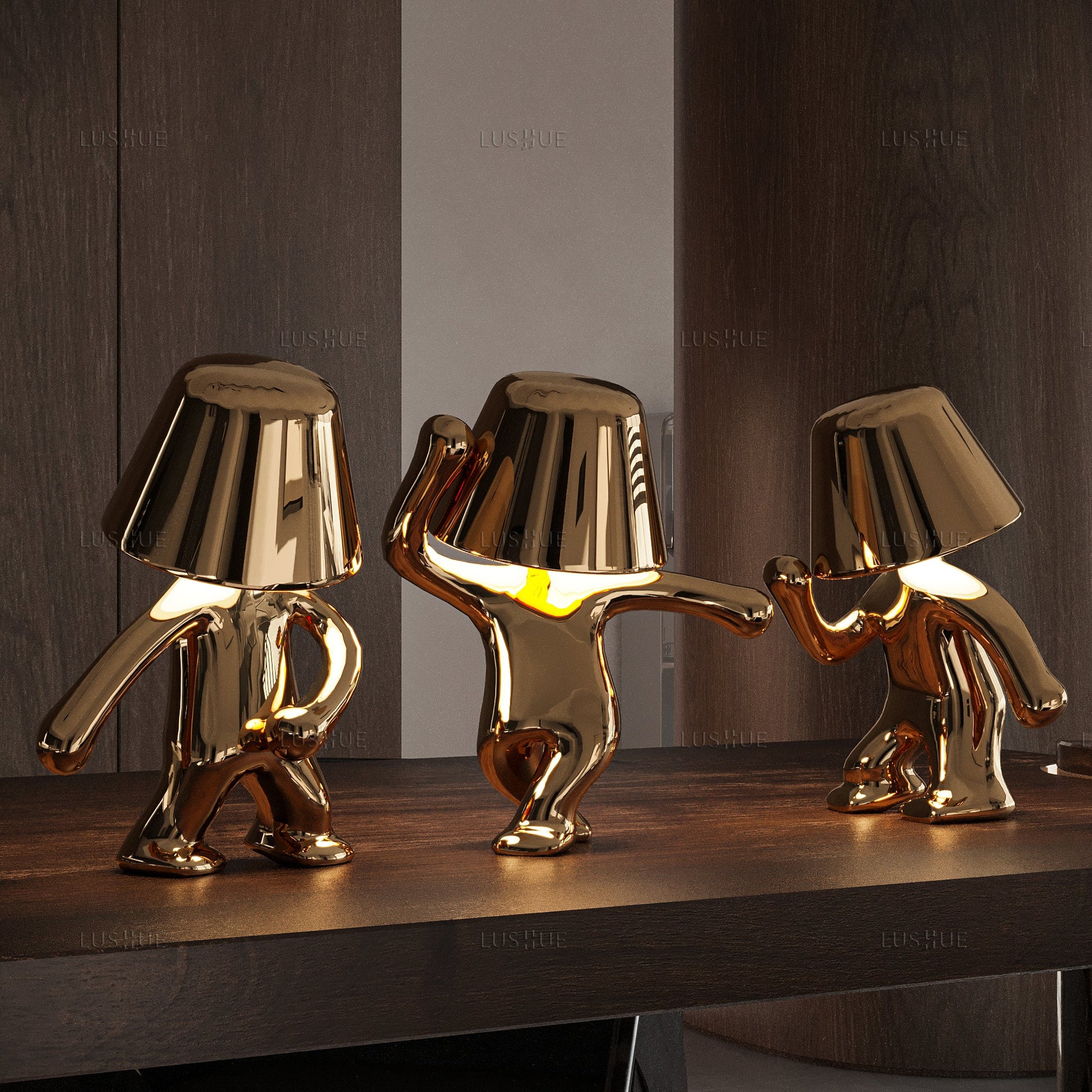 Gouden Dansers Designlamp
