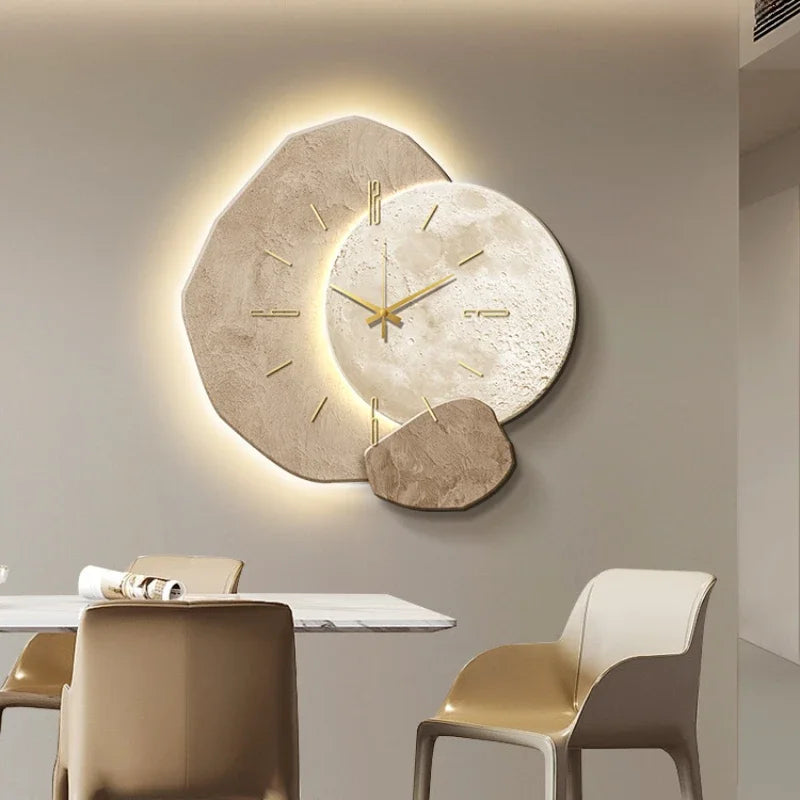 Kristal Porselein Wandklok Uniek Design