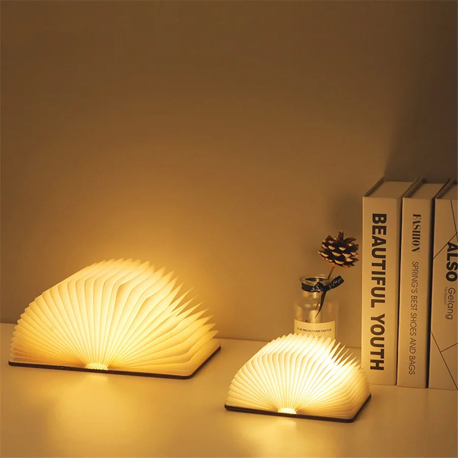 Draadloze Houten Boeklamp LED