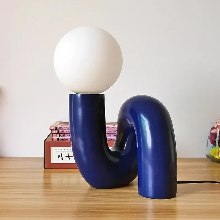 Hars Matglas Minimalistische Tafellamp