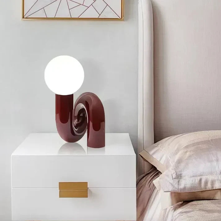 Hars Matglas Minimalistische Tafellamp