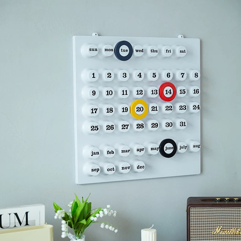 Perpetuele ABS Retro Ringkalender