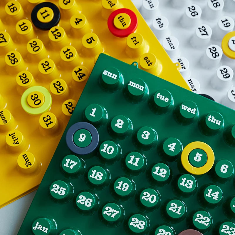 Perpetuele ABS Retro Ringkalender