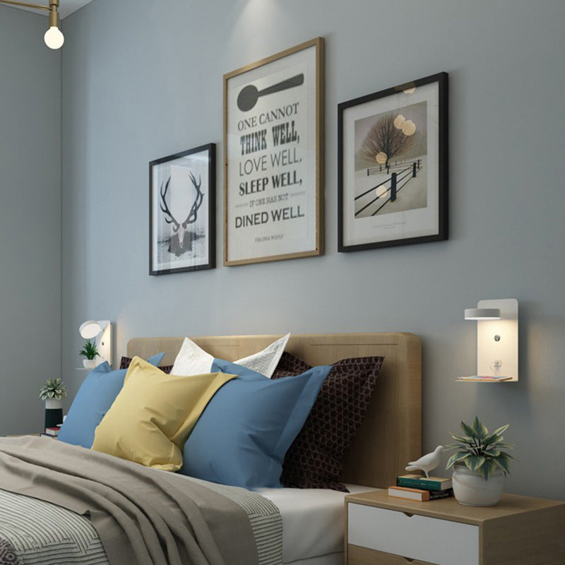 Aluminium Wandlamp Met USB