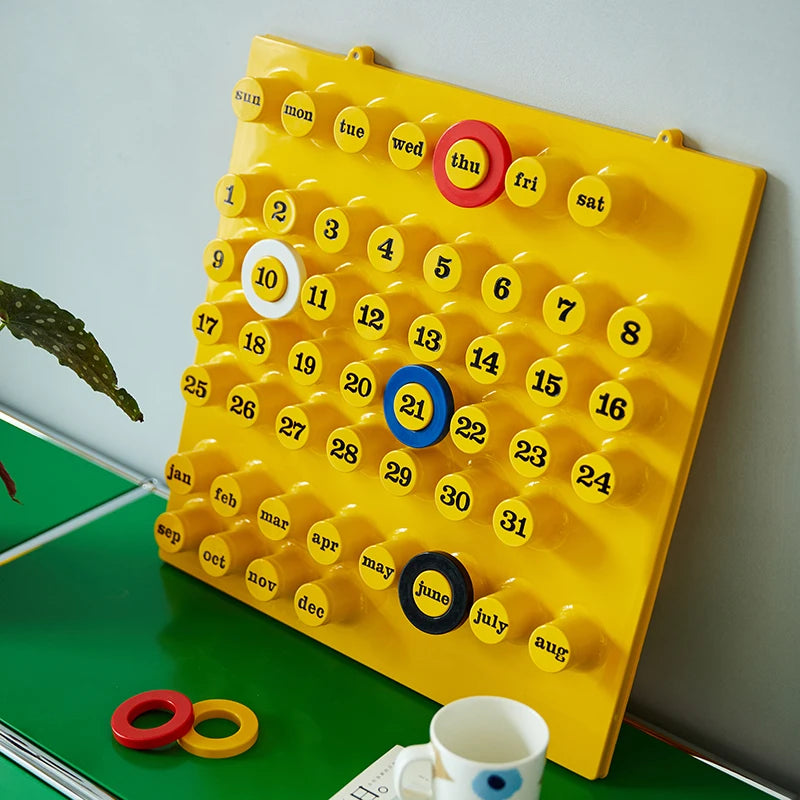 Perpetuele ABS Retro Ringkalender