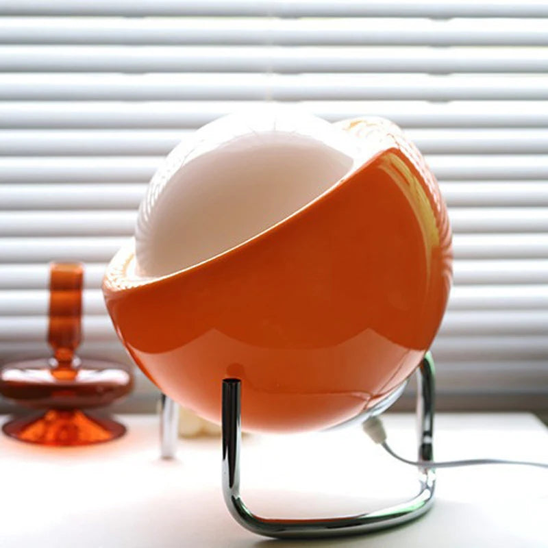 Glazen Eivormige Retro Tafellamp