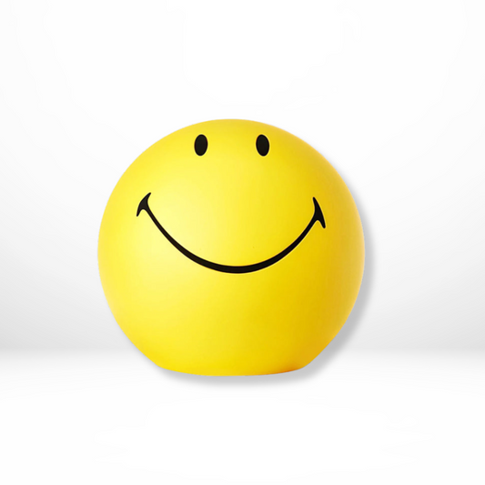 Geel Smiley LED Tafellamp