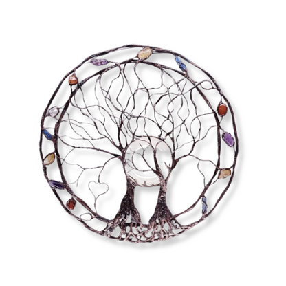 Metalen Levensboom Wanddecoratie Cirkel